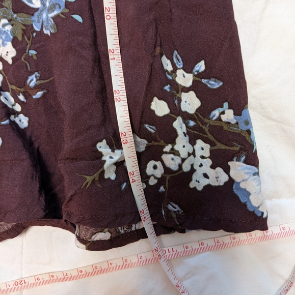 GARAGE Crossback Floral Mini Dress | Size Medium - Picture 8 of 9